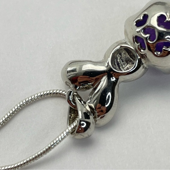 AMETHYST Belly Bunny Necklace - Picture 6 of 10